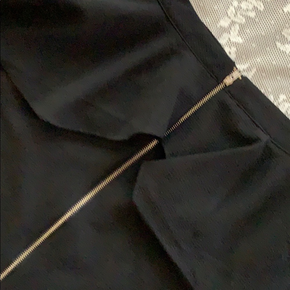 Valentino Roma Peplum Skirt Black Designer Sz 4 - Picture 5 of 7